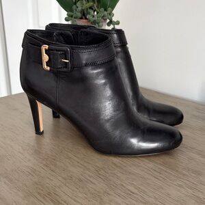 Vince Camuto Black Heeled Ankle Boots